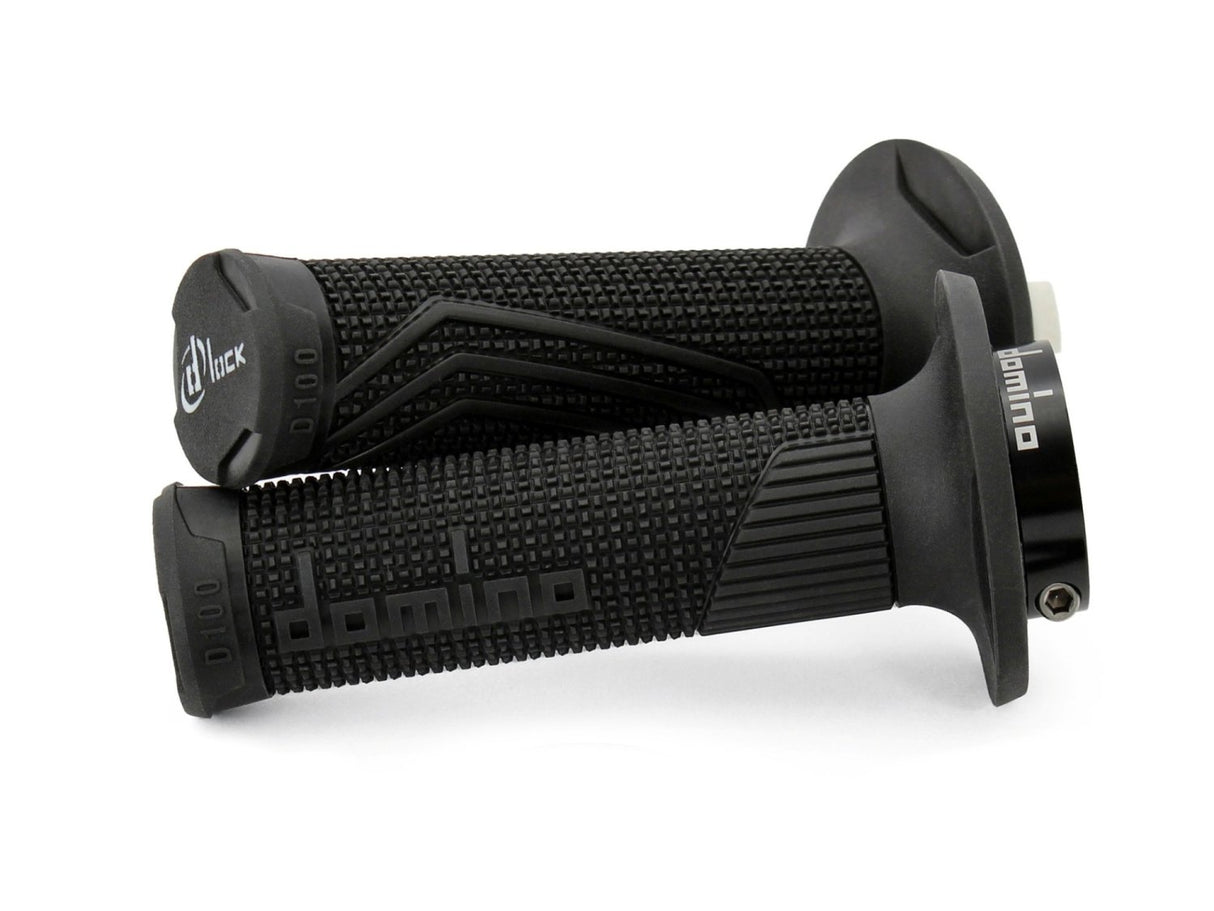 DOMINO GRIPS MX D100 D-LOCK ON 4T BLACK
