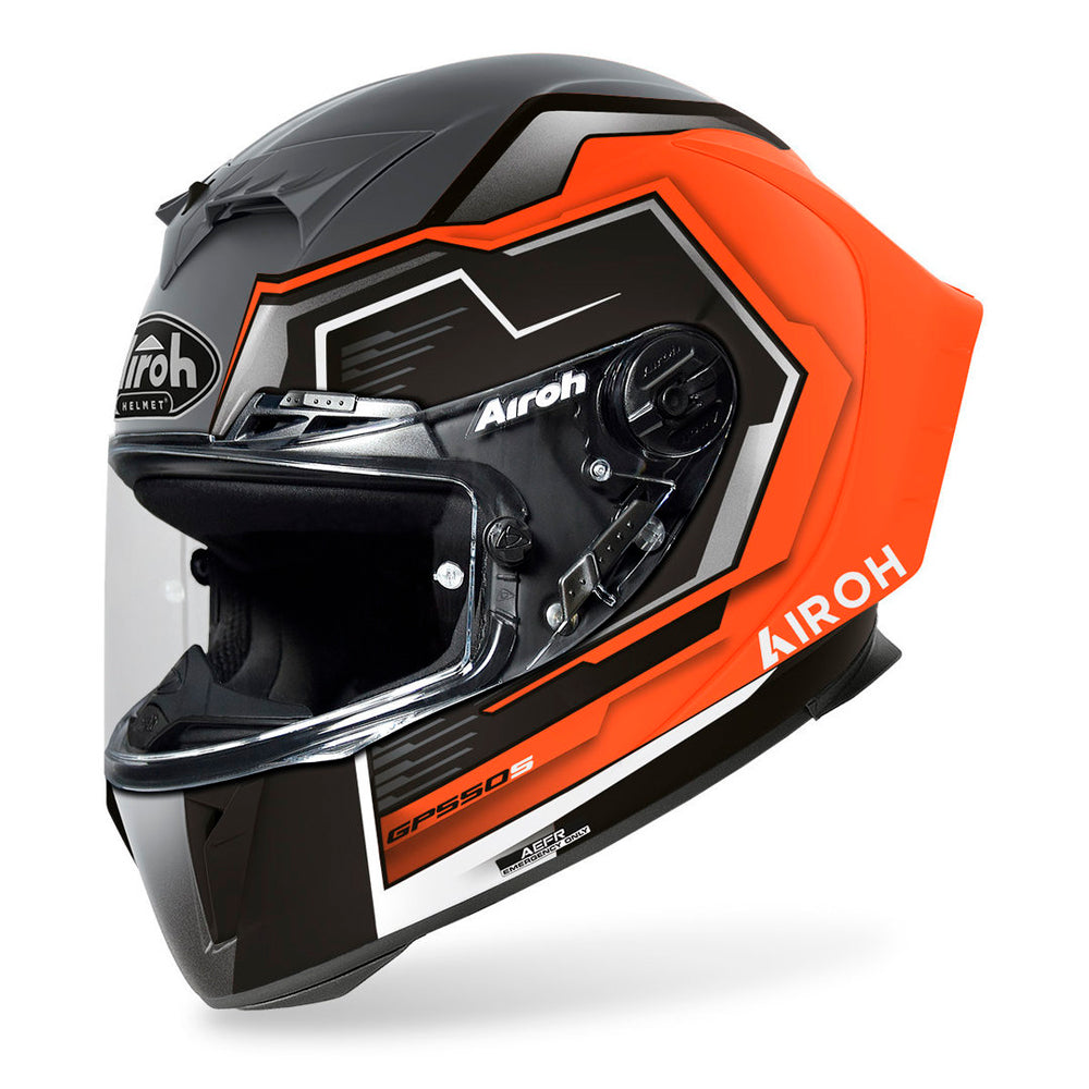 AIROH - GP550-S RUSH ORANGE FLURO MATT