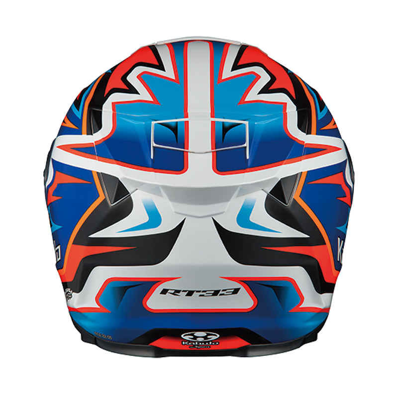 KABUTO - SIGNAL-FLURO ORANGE BLUE