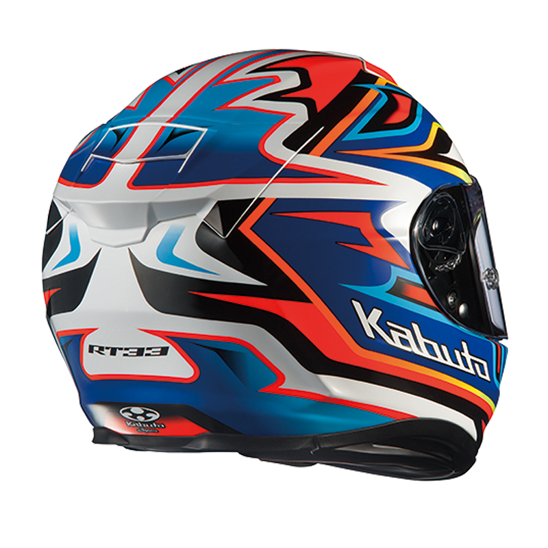 KABUTO - SIGNAL-FLURO ORANGE BLUE