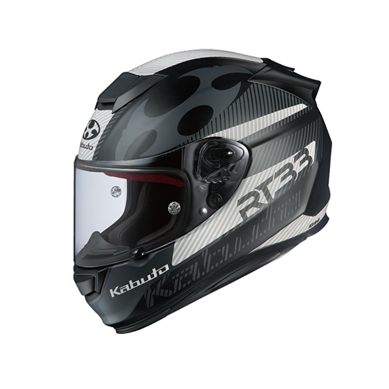 KABUTO - RT33 SP1 MATT BLACK WHITE