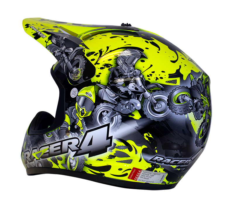 RXT - RACER 4 KIDS FLURO YELLOW