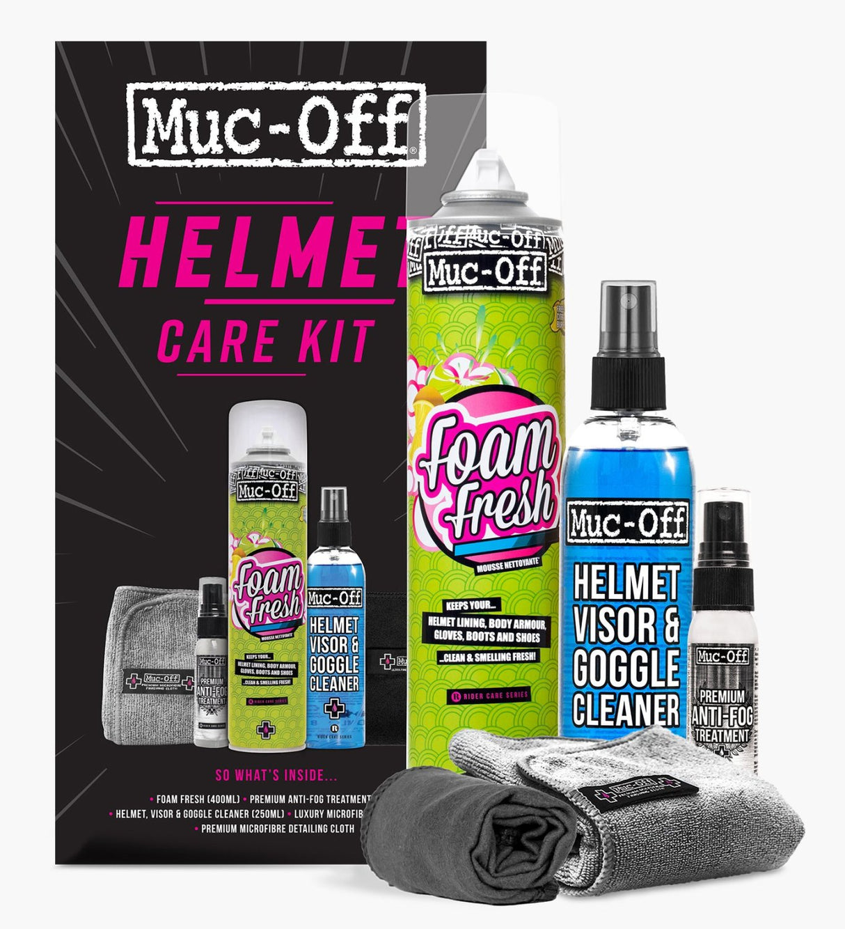 MUC-OFF MOTORCYCLE HELMET CARE KIT