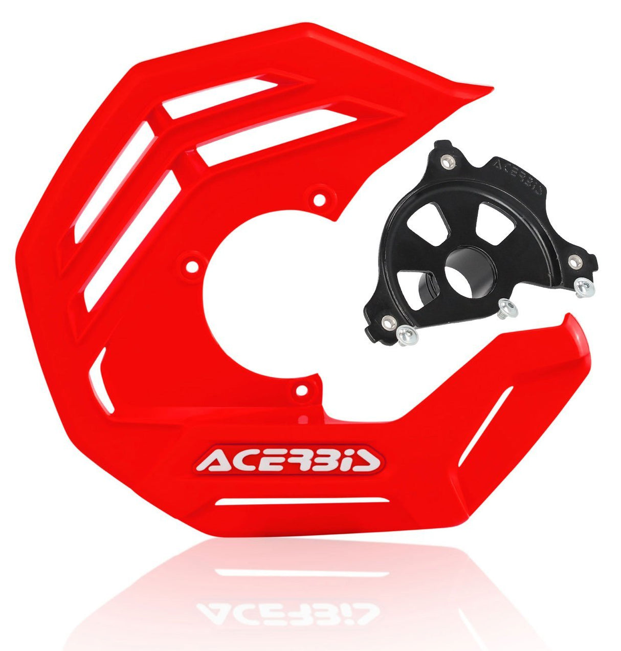 ACERBIS X-FUTURE DISC COVER BLK KIT RED HONDA CR CRF 00-23