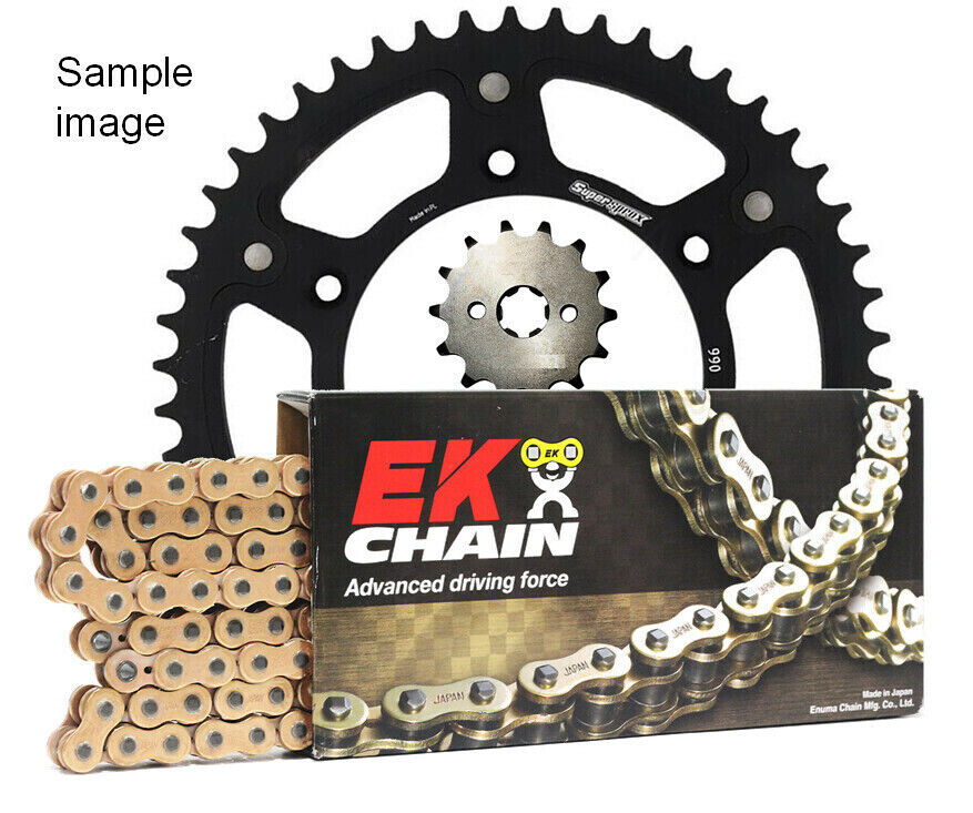 125-501 TC/TE/FC/FE 14-16,Front: KT1-13,Rear: KM1-48 ALLOY BLACK,Chain: 520 SRX2 GOLD