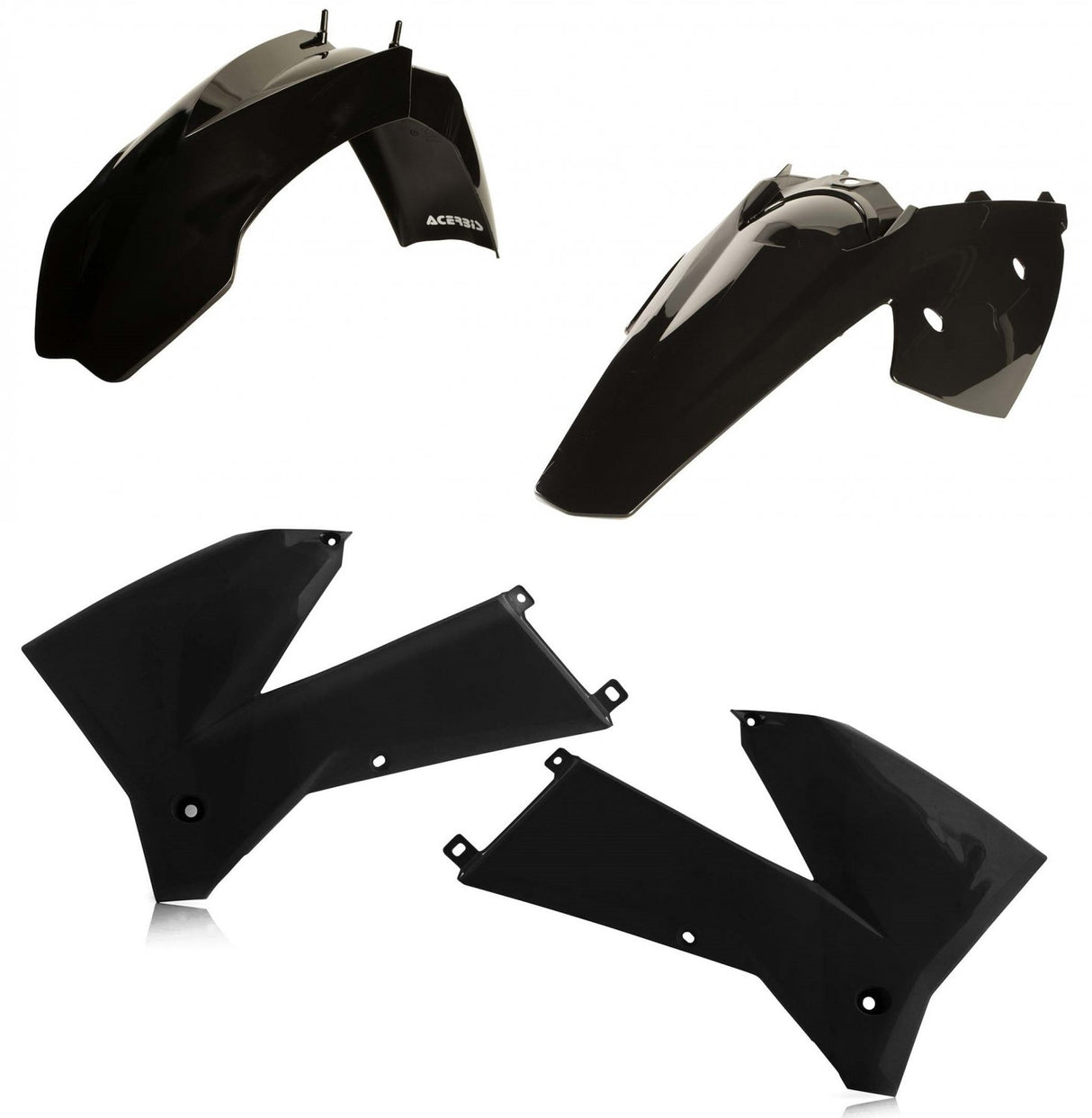 ACERBIS PLASTIC KIT KTM EXC EXCF 05-07 BLACK