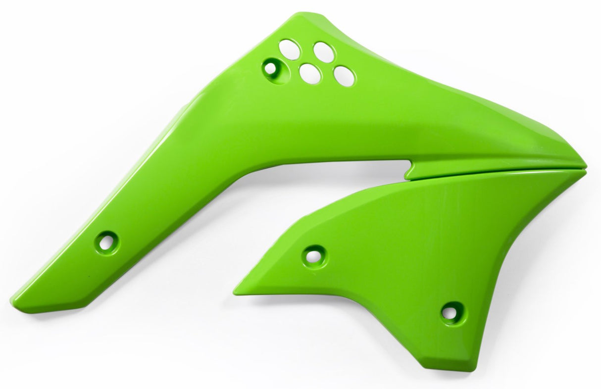 ACERBIS RADIATOR SHROUDS KAWASAKI KXF 450 06-08 GREEN