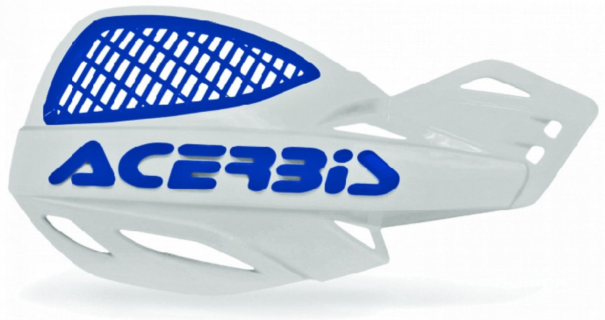 ACERBIS HANDGUARDS UNIKO VENTED WHITE BLUE