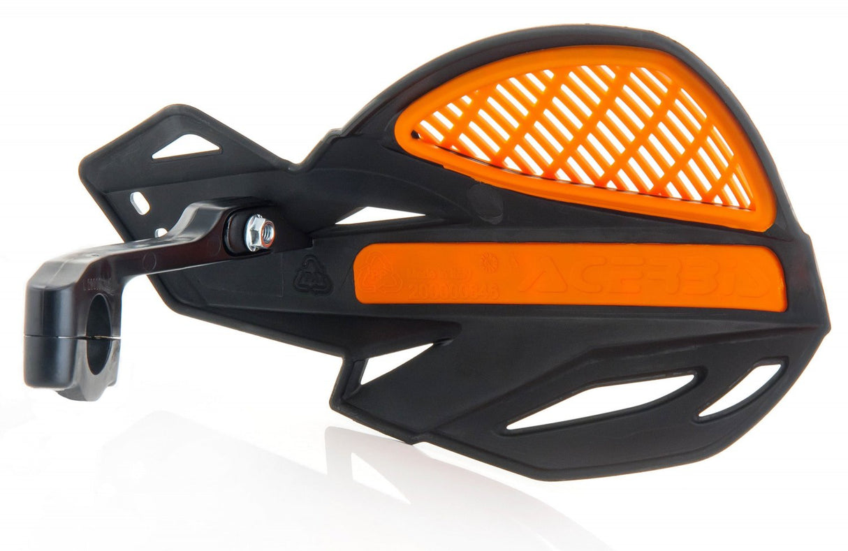 ACERBIS HANDGUARDS UNIKO VENTED ORANGE WHITE