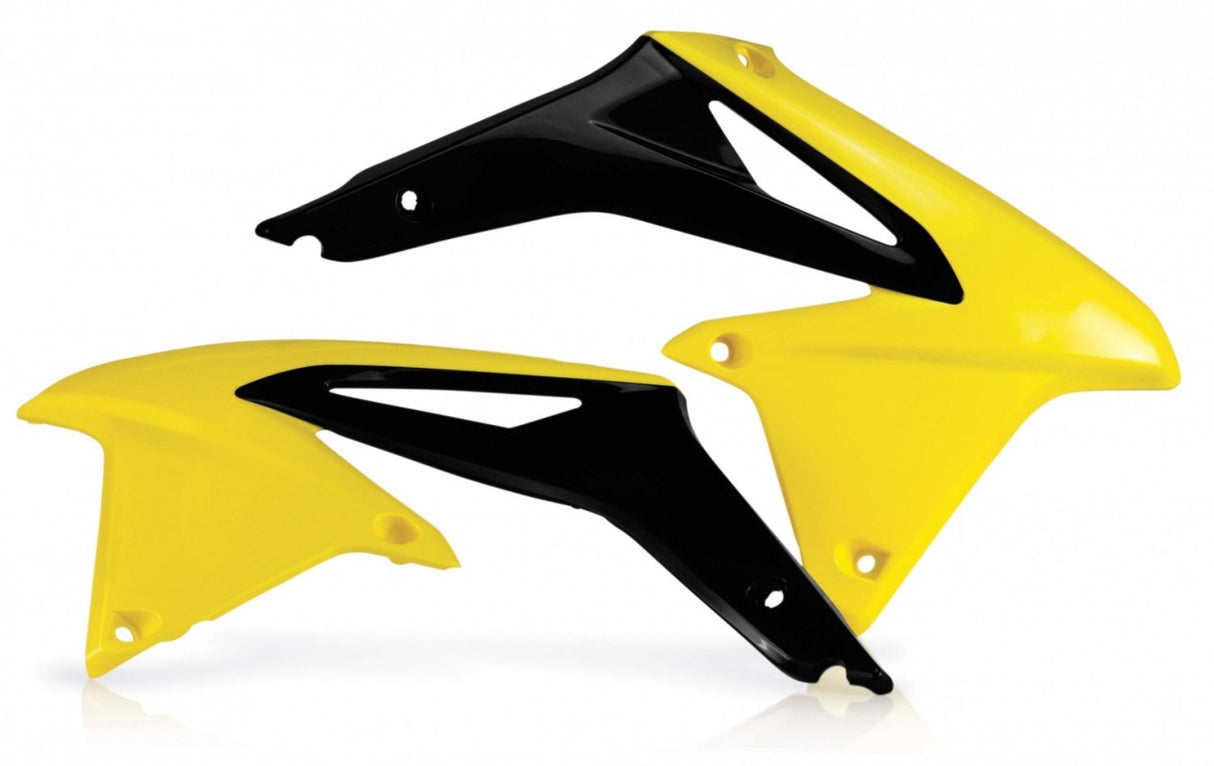ACERBIS RADIATOR SHROUDS SUZUKI RMZ 450 08-17 YELLOW BLACK