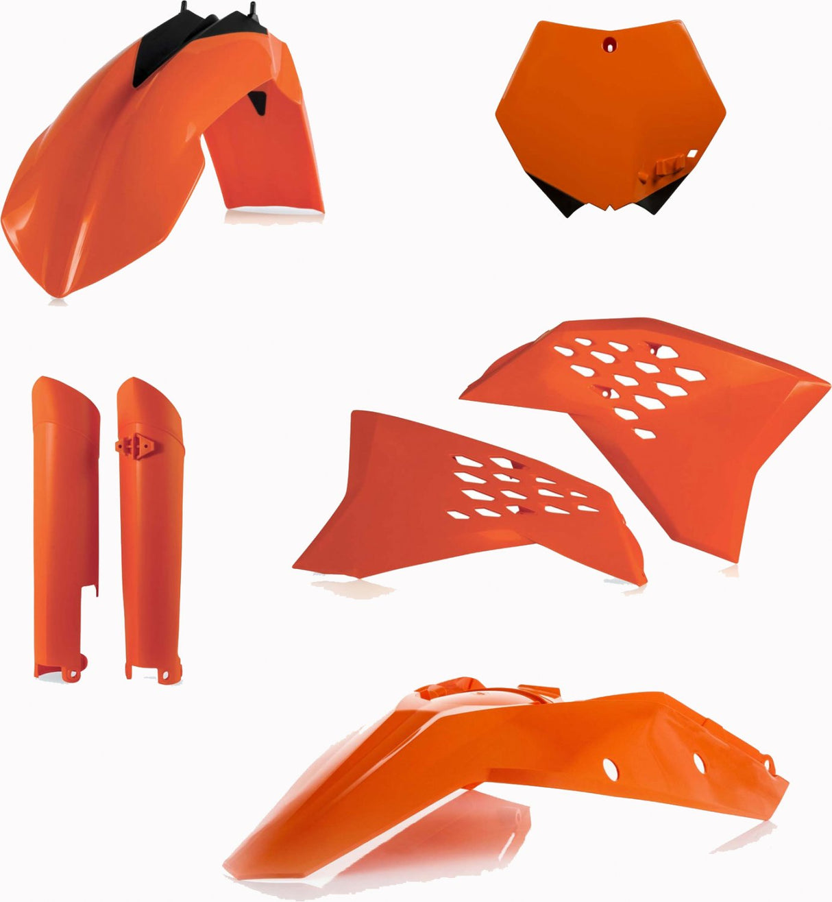 ACERBIS PLASTIC KIT KTM SX SXF 07-10 ORANGE