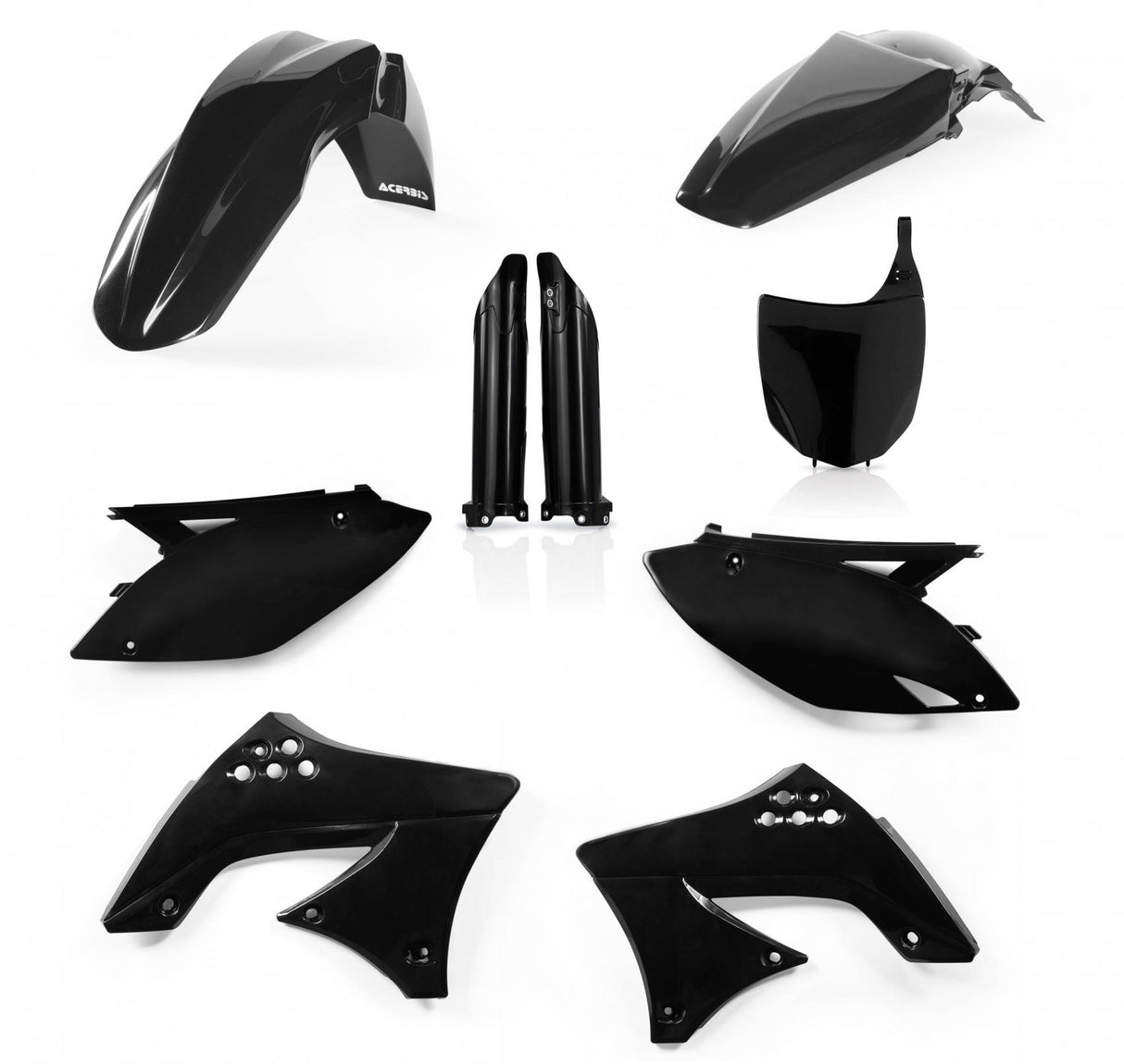 ACERBIS PLASTIC KIT KAWASAKI KXF 450 09-11 BLACK