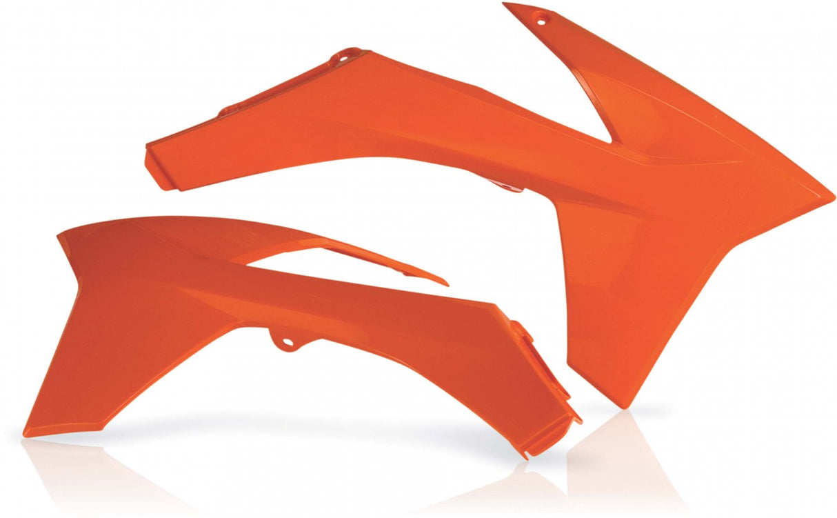 ACERBIS RADIATOR SHROUDS KTM SX SXF 11-12 EXC EXCF 12-13 ORANGE