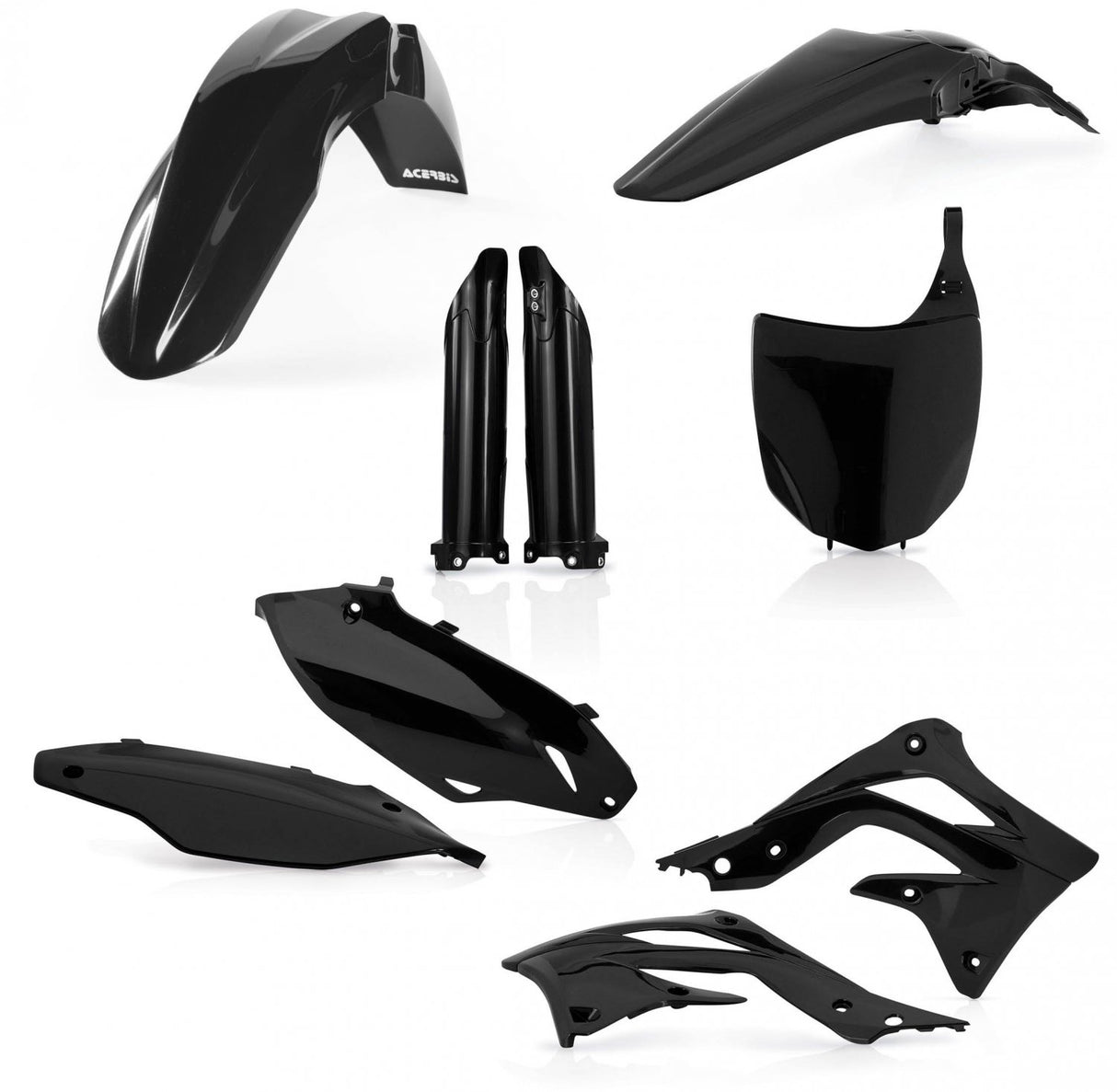 ACERBIS PLASTIC KIT KAWASAKI KXF 450 2012 BLACK