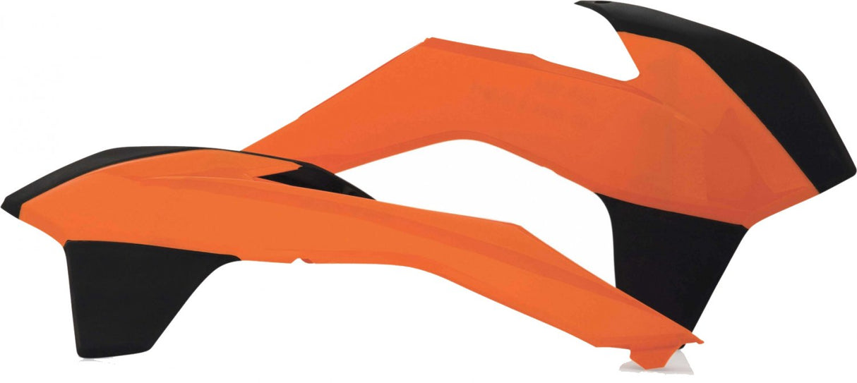 ACERBIS RADIATOR SHROUDS SX-F 13-15 EXC-F 14-16 ORANGE BLACK