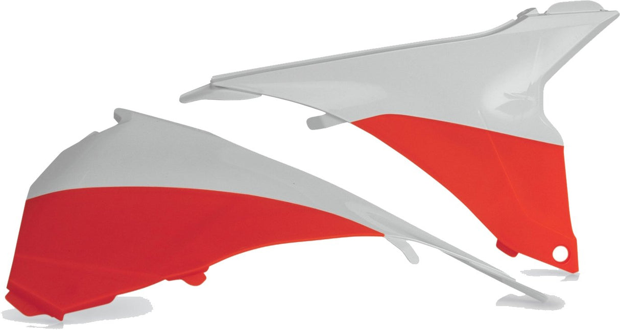 ACERBIS AIR BOX COVERS KTM SX SXF 13-15 ORANGE WHITE