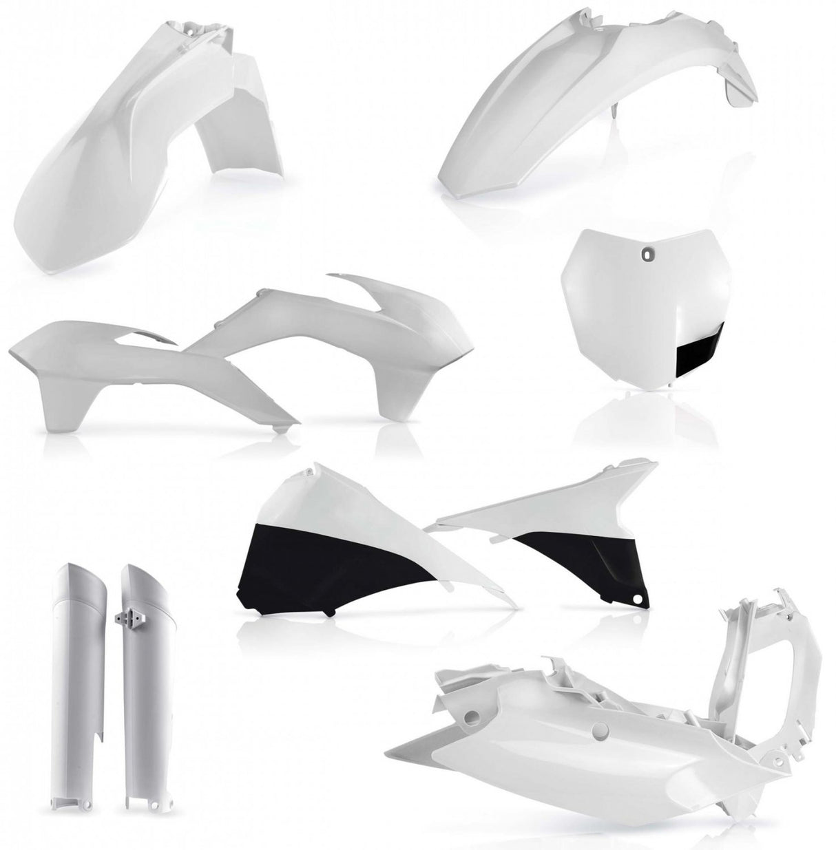 ACERBIS PLASTIC KIT KTM SX SXF 13-14 WHITE
