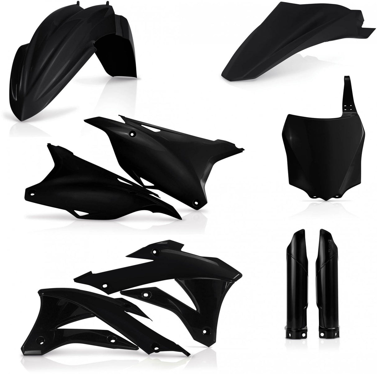 ACERBIS PLASTIC KIT KAWASAKI KX 85 100 14-21 BLACK
