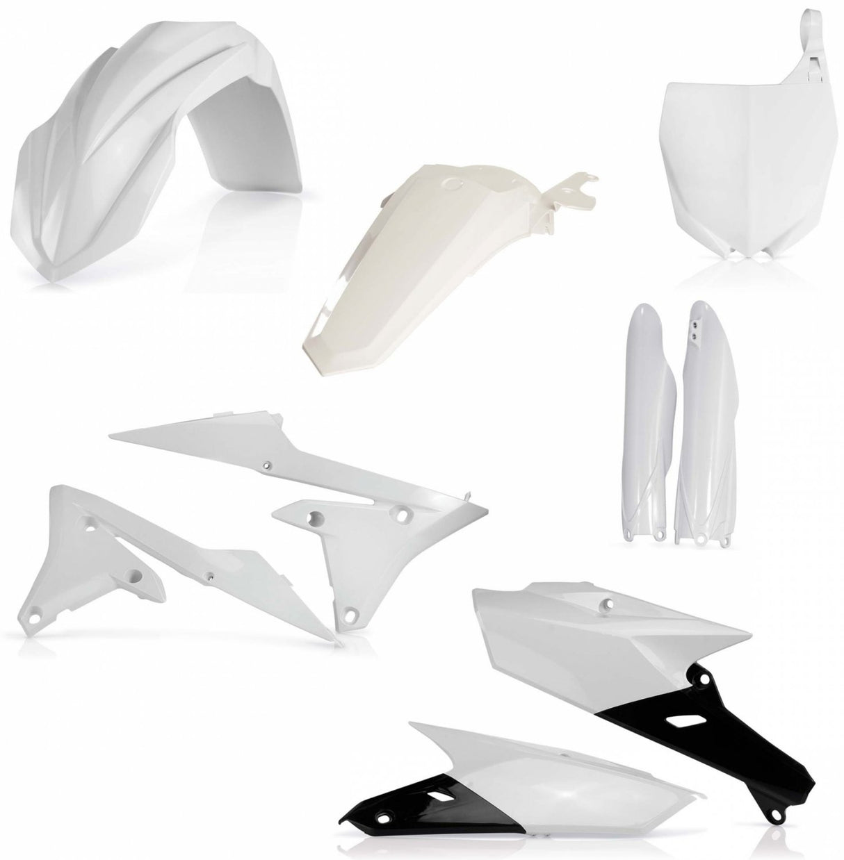 ACERBIS PLASTIC KIT YAMAHA YZF 250 14-18 450 14-17 WHITE