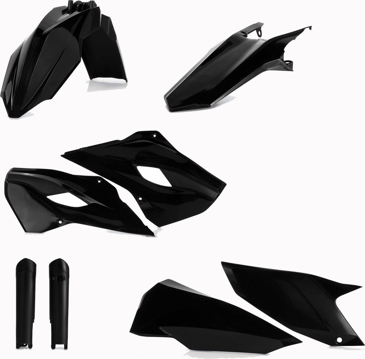 ACERBIS PLASTIC KIT HUSQVARNA TE FE 15 BLACK