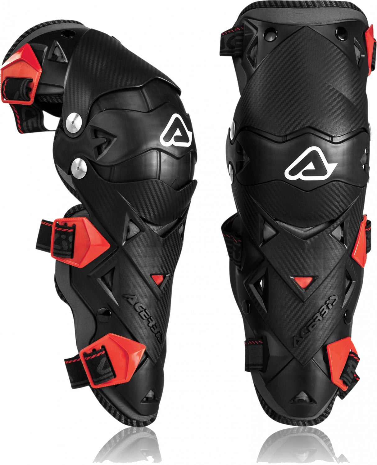 ACERBIS KNEE GUARD IMPACT EVO 3.0 BLACK RED