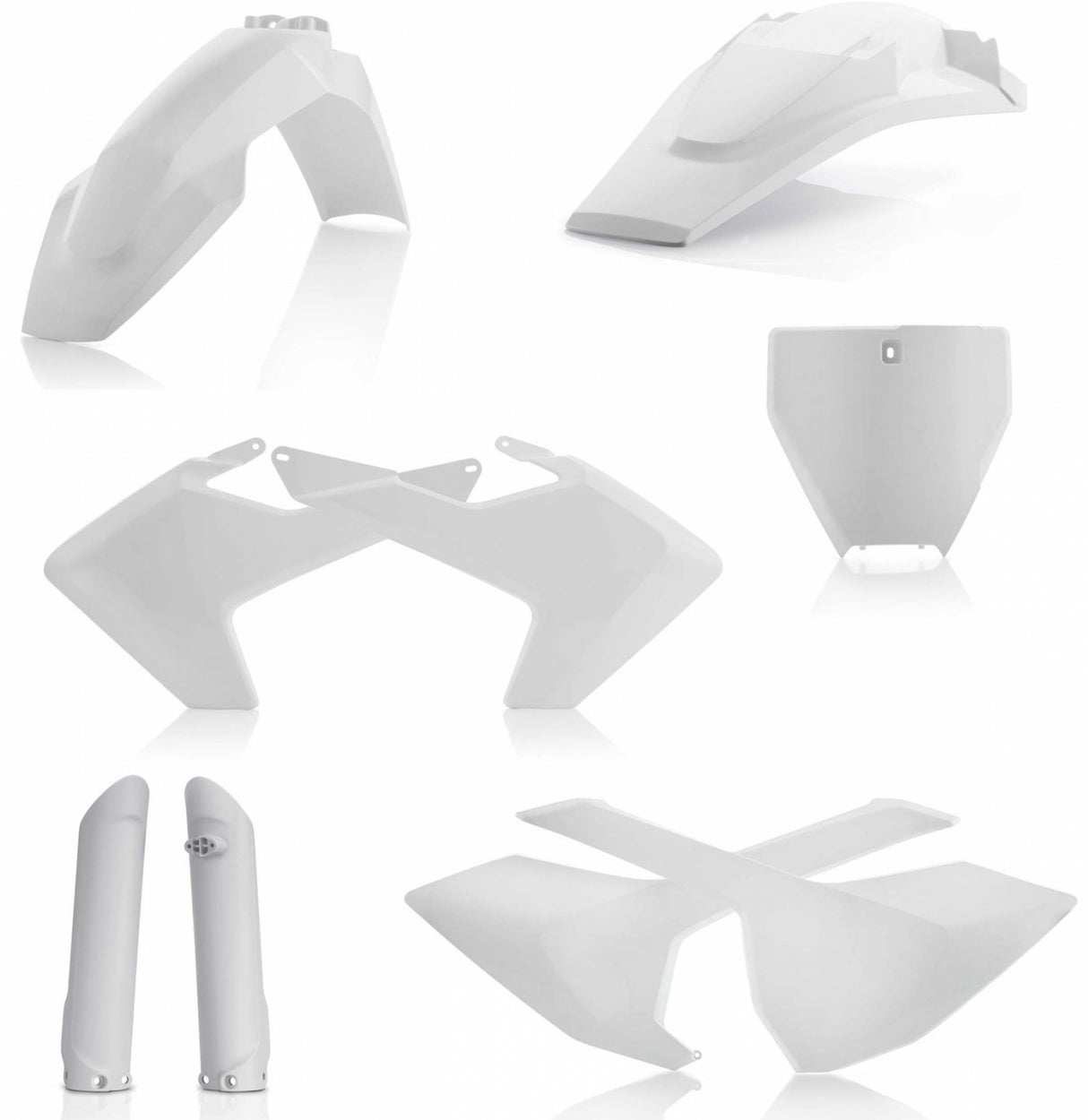 ACERBIS PLASTIC KIT HUSQVARNA TC FC 16-18 WHITE