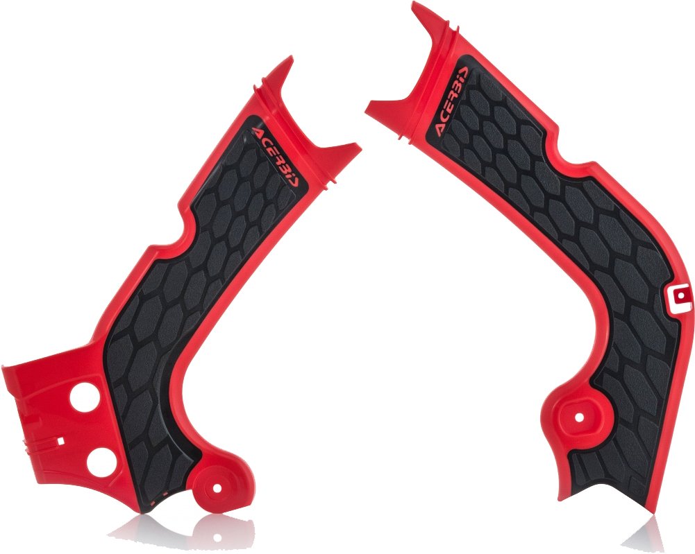 ACERBIS X-GRIP FRAME GUARDS CRF 250 18-19 450 17-18 RED-BLACK