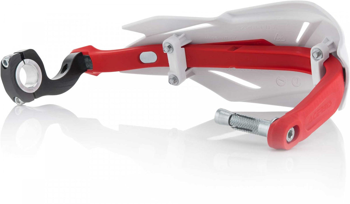 ACERBIS HANDGUARDS X-FACTORY WHITE BLACK