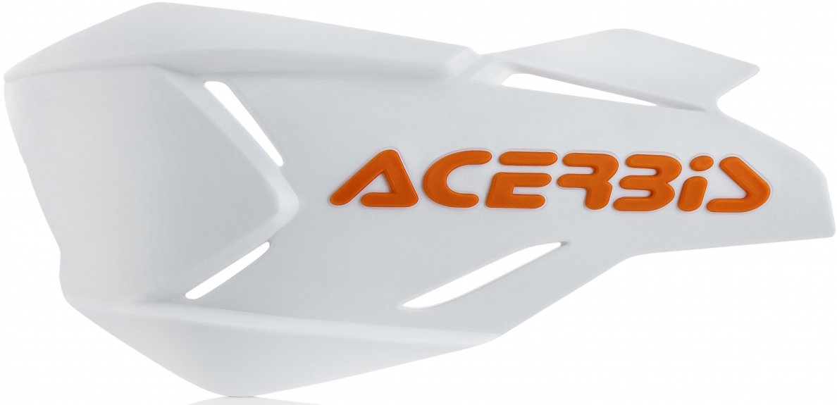 ACERBIS HANDGUARDS X-FACTORY SPOILERS WHITE ORANGE