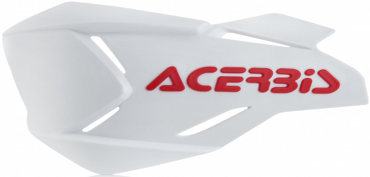 ACERBIS HANDGUARDS X-FACTORY SPOILERS WHITE RED