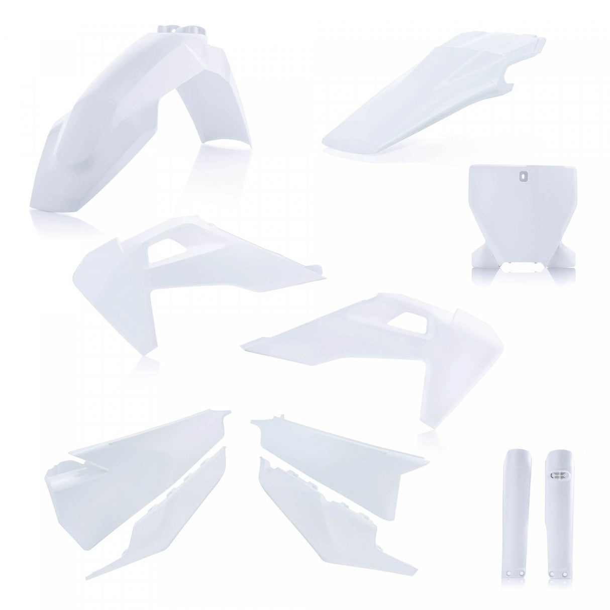 ACERBIS PLASTIC KIT HUSQVARNA TC FC 19-22 WHITE