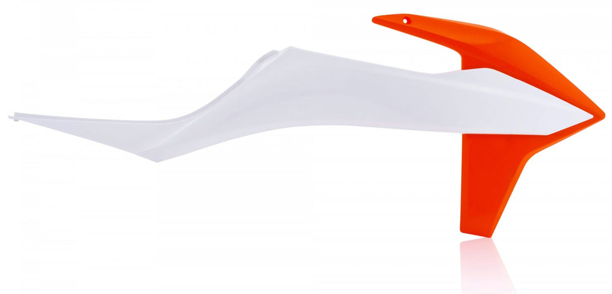 ACERBIS RADIATOR SHROUDS SX-F 19-22 EXC-F 20-23 ORANGE WHITE 20