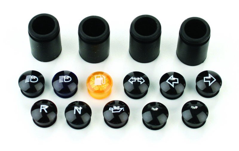 TRAIL TECH ENDURANCE II DIGITAL GAUGE TOP MOUNT BLACK