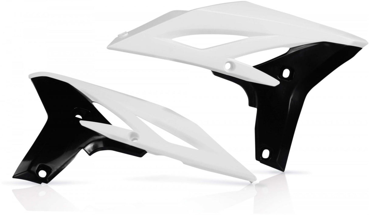 ACERBIS RADIATOR SHROUDS YZF 250 10-13 WRF 450 12-15 WH/BLK