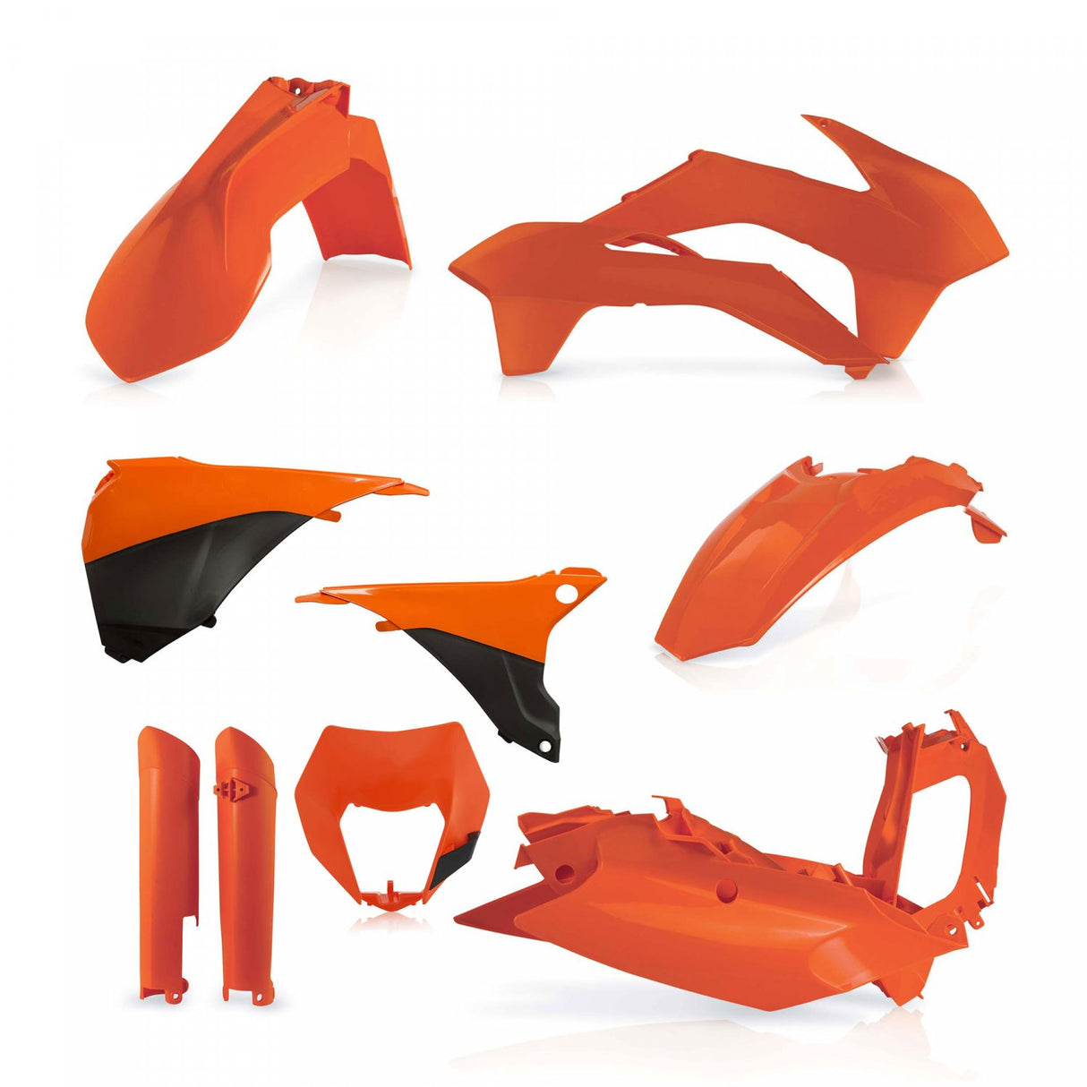 ACERBIS PLASTIC KIT KTM EXC EXCF 14-15 ORANGE