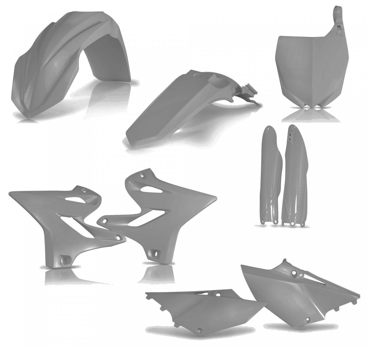 ACERBIS PLASTIC KIT YAMAHA YZ 125 250 15-21 GREY HAWK