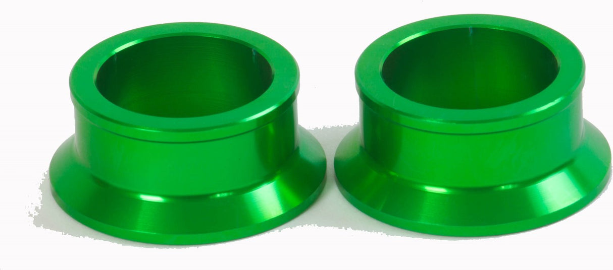KITE WHEEL SPACERS REAR KAWASAKI KXF 03> GREEN