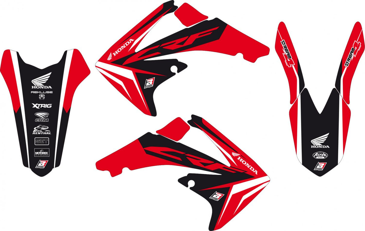 BLACKBIRD GRAPHICS KIT DREAM 4 HONDA CRF 250 10-13 450 09-12