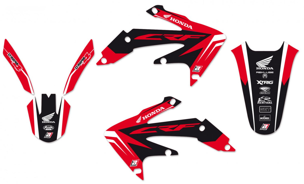 BLACKBIRD GRAPHICS KIT DREAM 4 HONDA CRF 450X 04-16