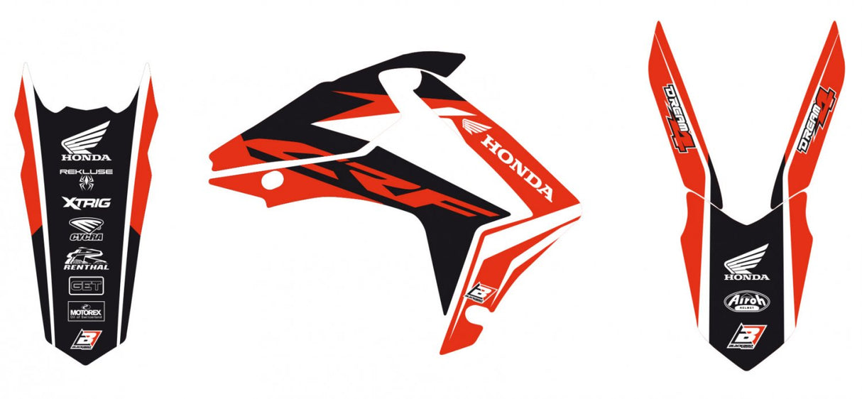 BLACKBIRD GRAPHICS KIT DREAM 4 HONDA CRF 250 14-17 450 13-16