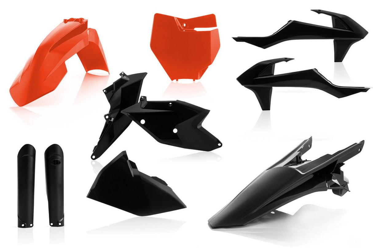 ACERBIS PLASTIC KIT KTM SX SXF 16-18 ORANGE BLACK