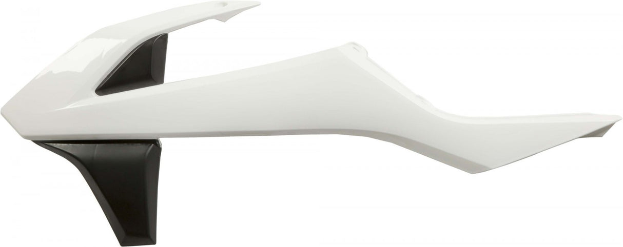 ACERBIS RADIATOR SHROUDS SX-F 16-18 EXC-F 17-19 WHITE BLACK