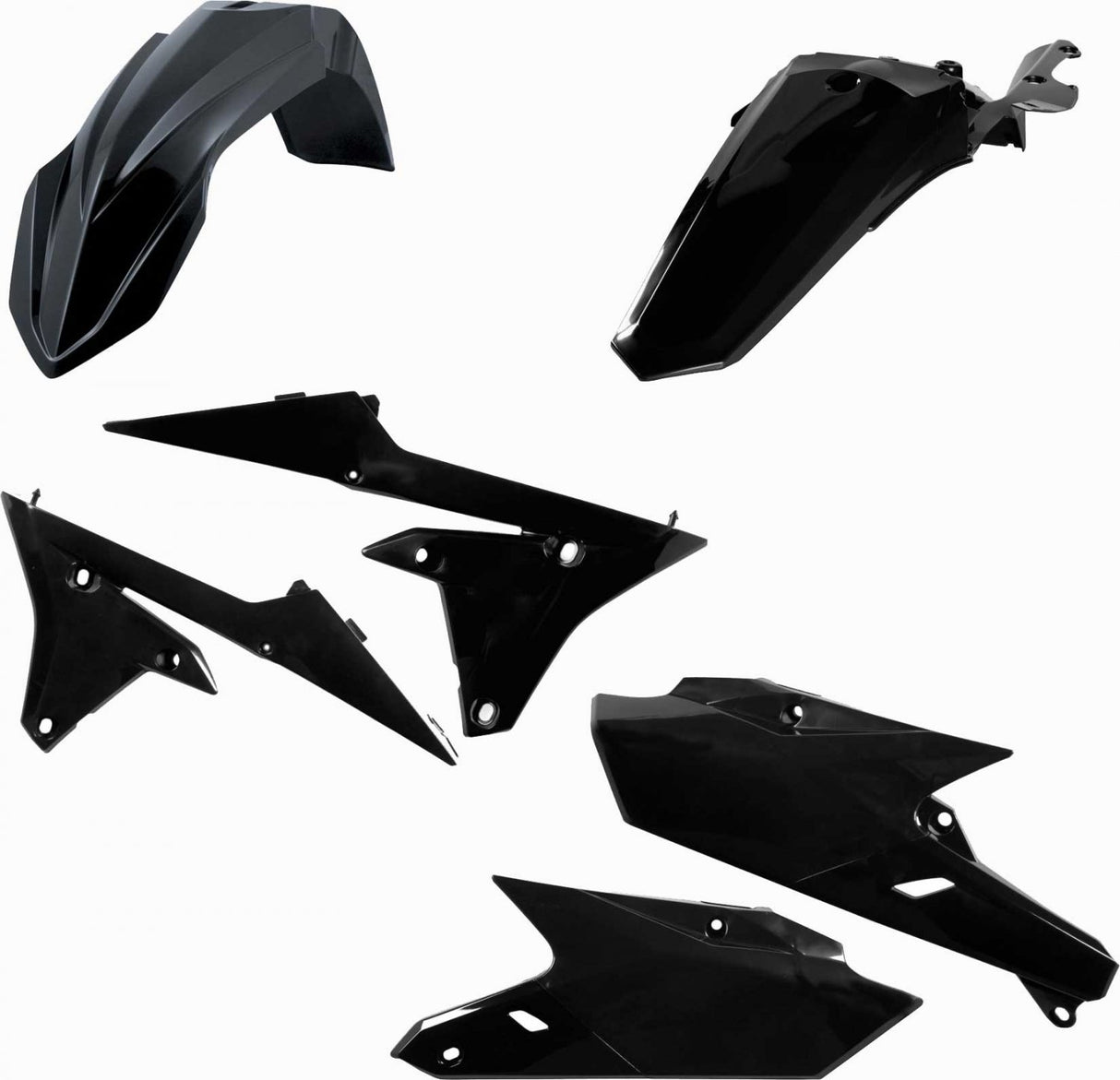 ACERBIS PLASTIC KIT YAMAHA WRF 250 15-19 450 16-18 BLACK