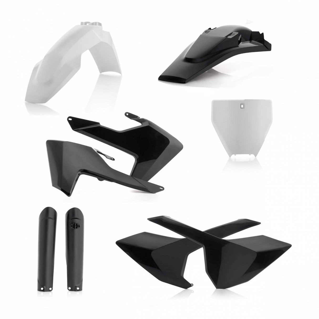 ACERBIS PLASTIC KIT HUSQVARNA TC FC 16-18 WHITE BLACK