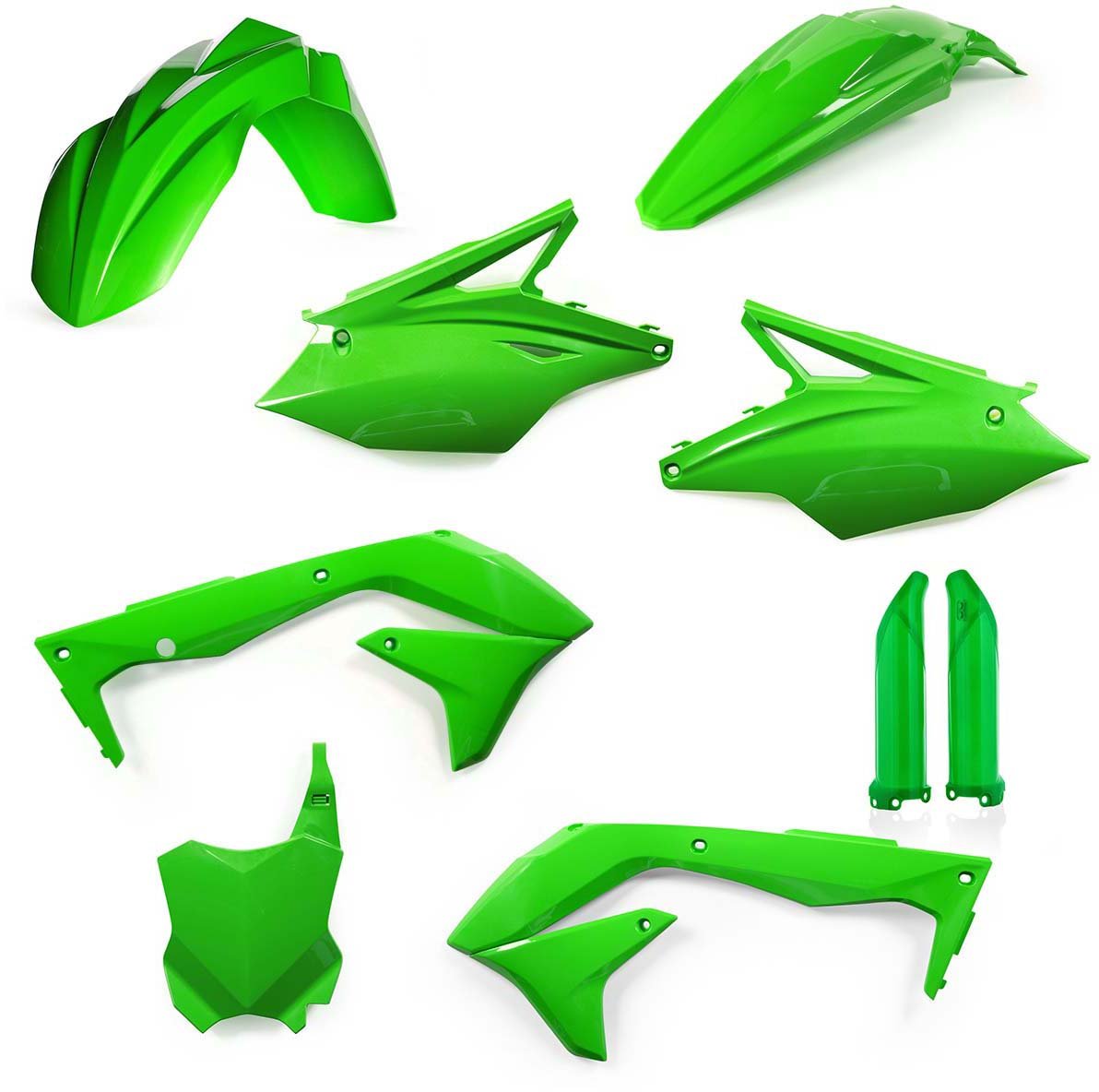 ACERBIS PLASTIC KIT KAWASAKI KXF 450 16-18 GREEN