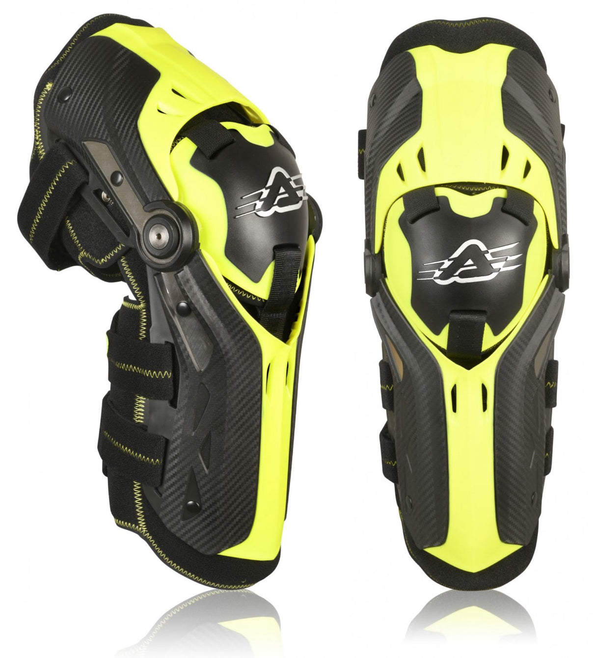 ACERBIS KNEE GUARD BRACE GORILLA BLACK YELLOW