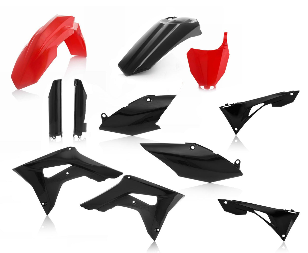 ACERBIS PLASTIC KIT HONDA CRF 250 18 450 17-18 RED BLACK