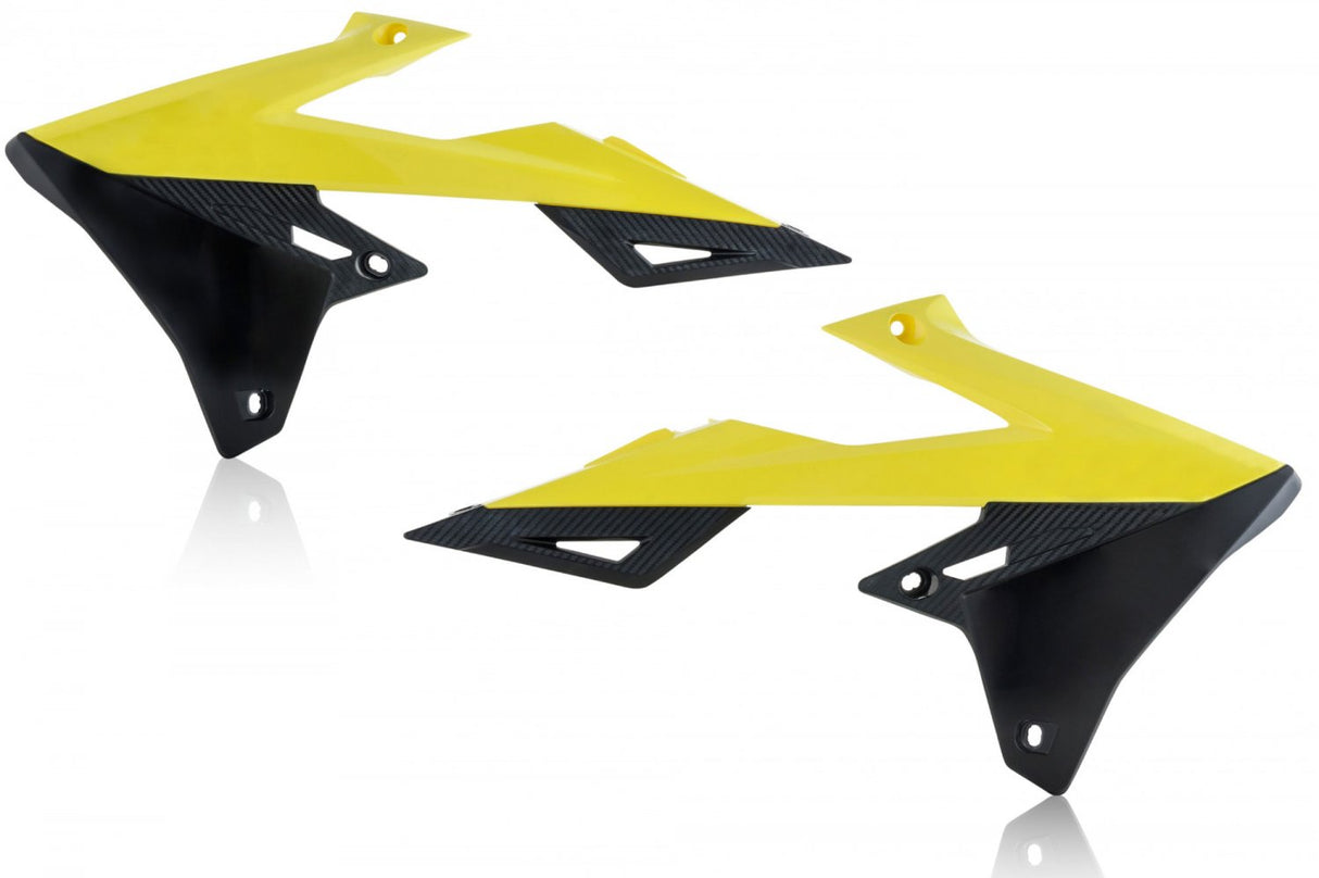 ACERBIS RADIATOR SHROUDS RMZ 250 19-23 450 18-23 YELLOW BLACK