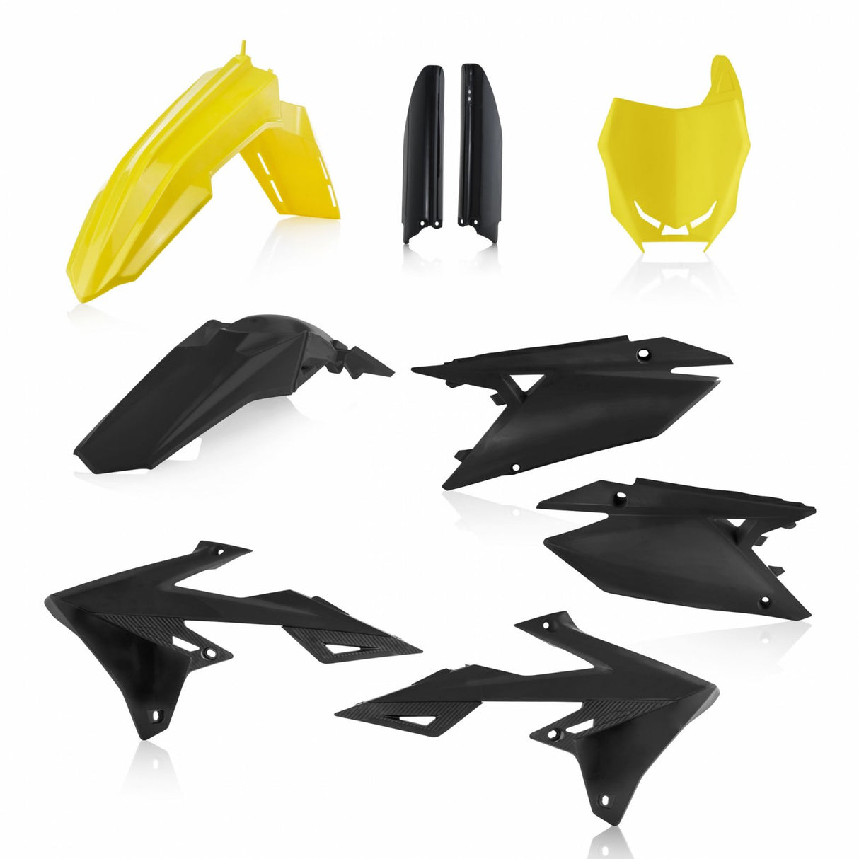 ACERBIS PLASTIC KIT RMZ 250 19-23 450 18-23 YELLOW BLACK