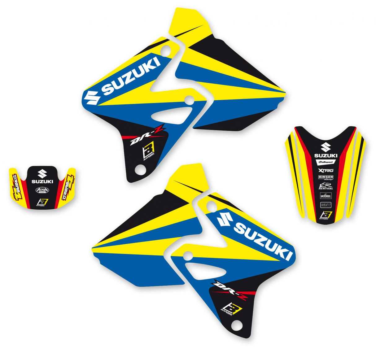 BLACKBIRD GRAPHICS KIT DREAM 4 SUZUKI DRZ 400 00-23